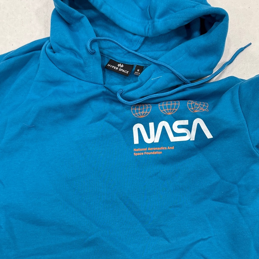 NASA Blue Hoodie by Inter Space